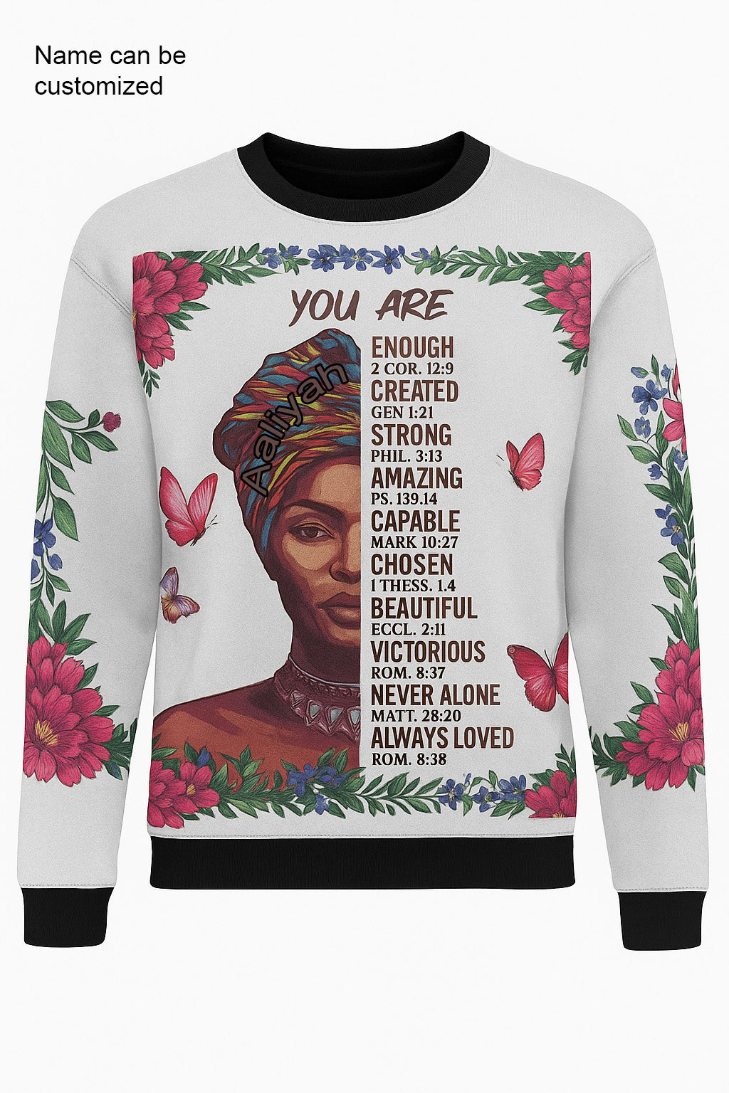 EmpowerHer – You Are Enough Sweater - White