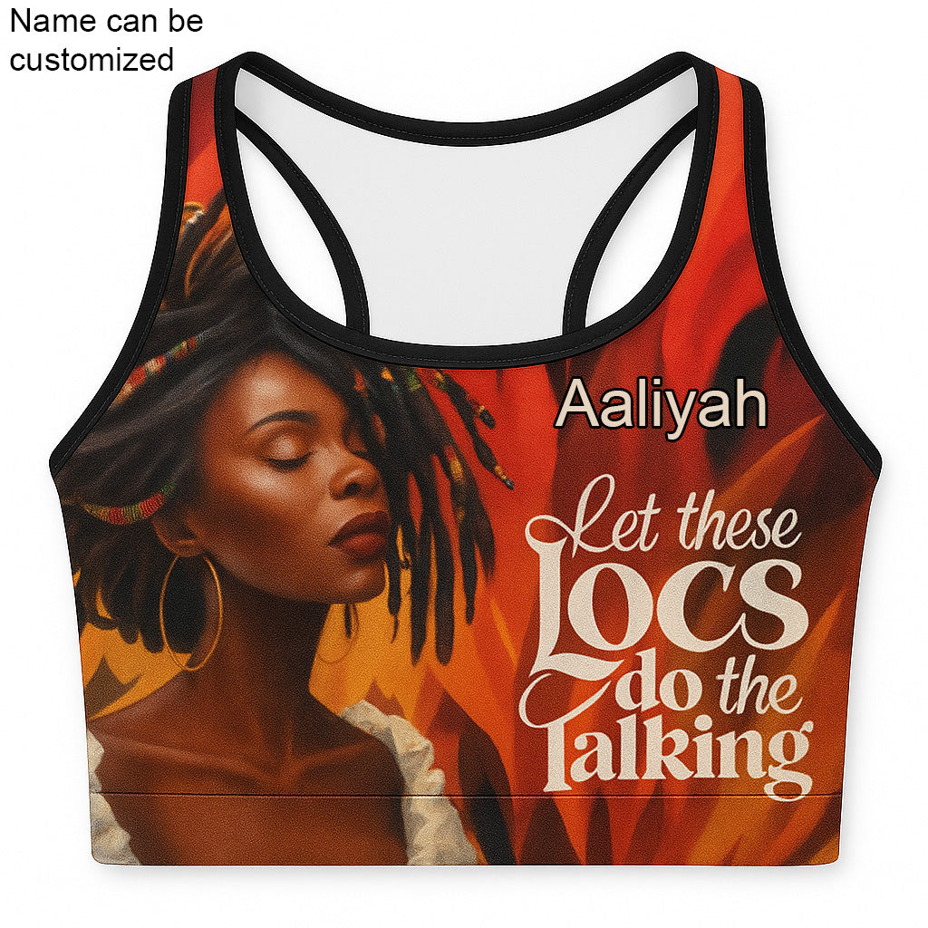 EmpowerHer – The Locs Sports Bra