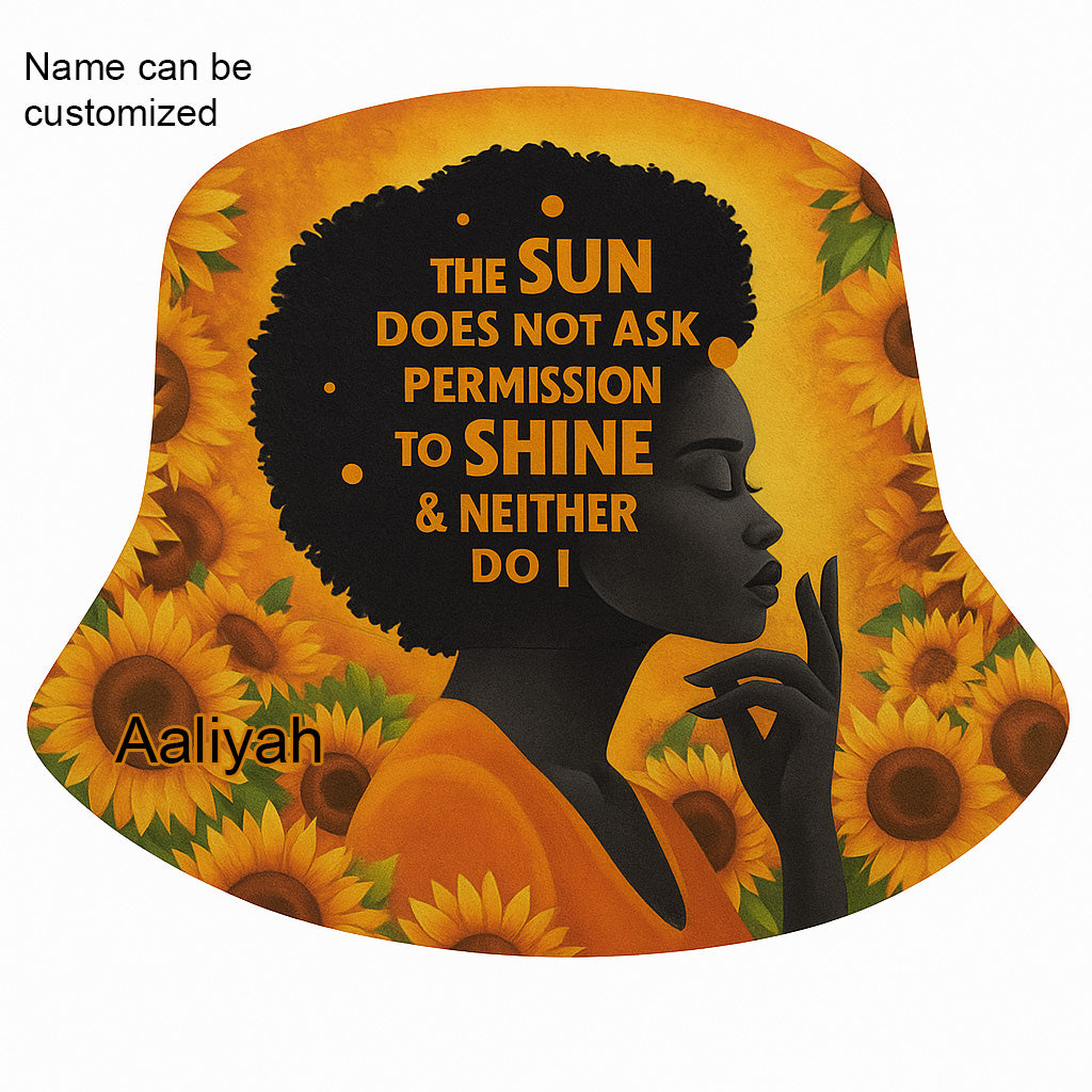 EmpowerHer – Shine Without Permission Bucket Hat