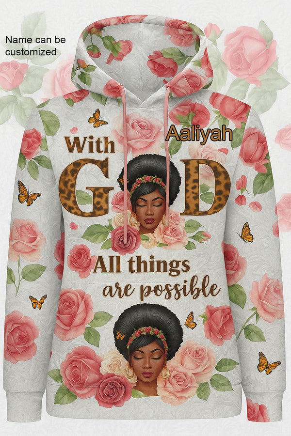 EmpowerHer – All Things Are Possible Hoodie