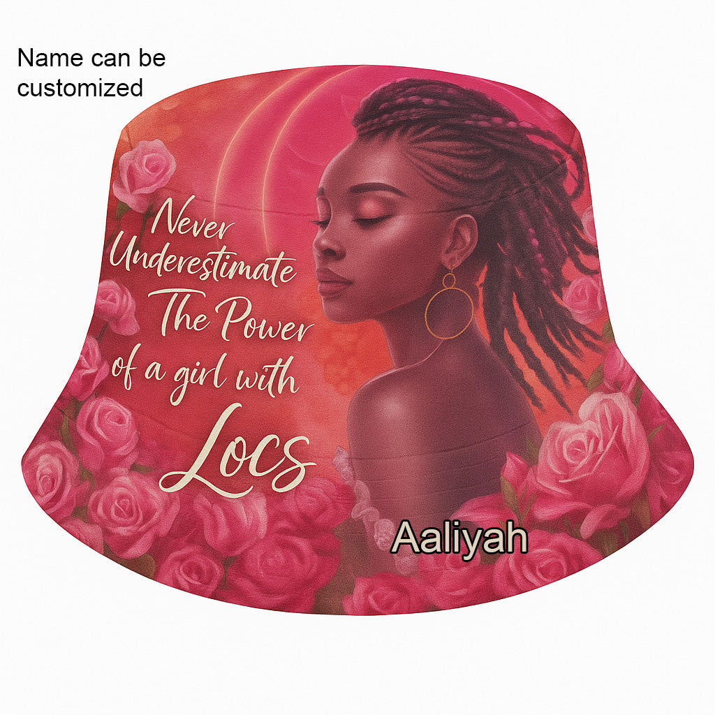 EmpowerHer – Locs Power Bucket Hat
