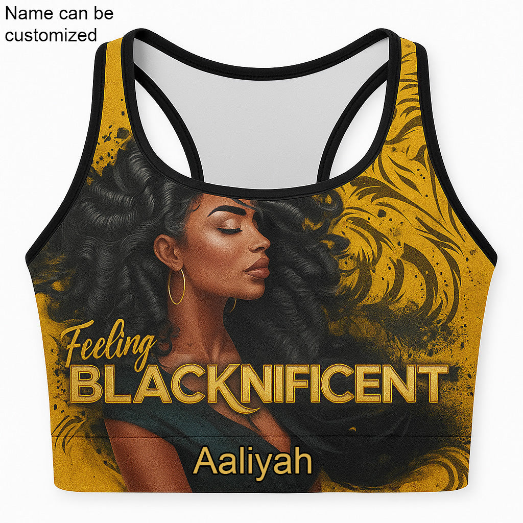 EmpowerHer – Feeling Blacknificent Sports Bra