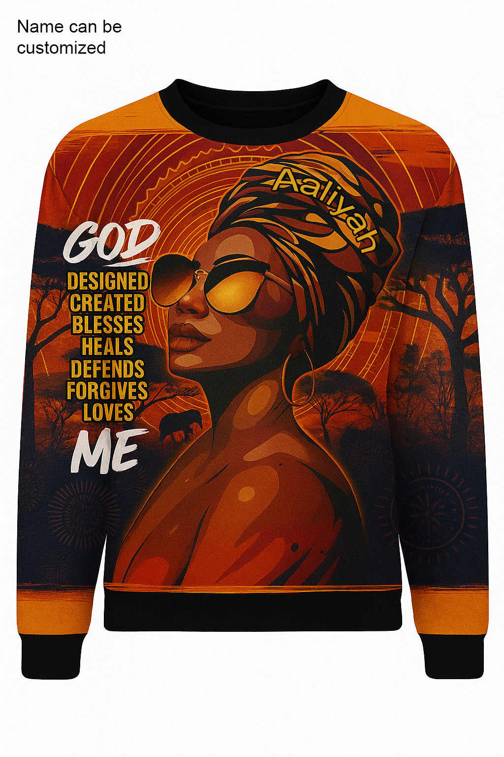 EmpowerHer – Divine Flame Sweater