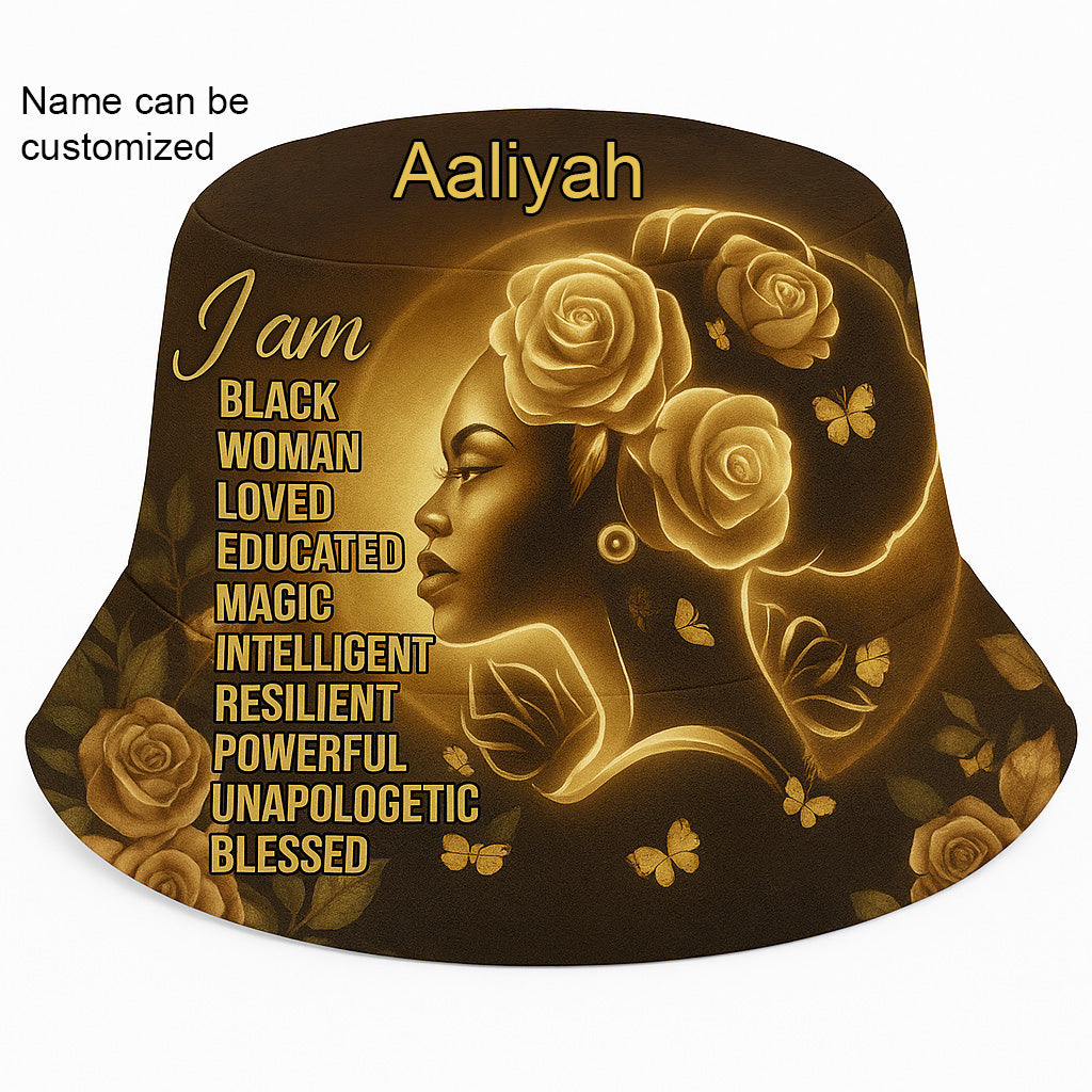 EmpowerHer – Black Woman Magic Bucket Hat