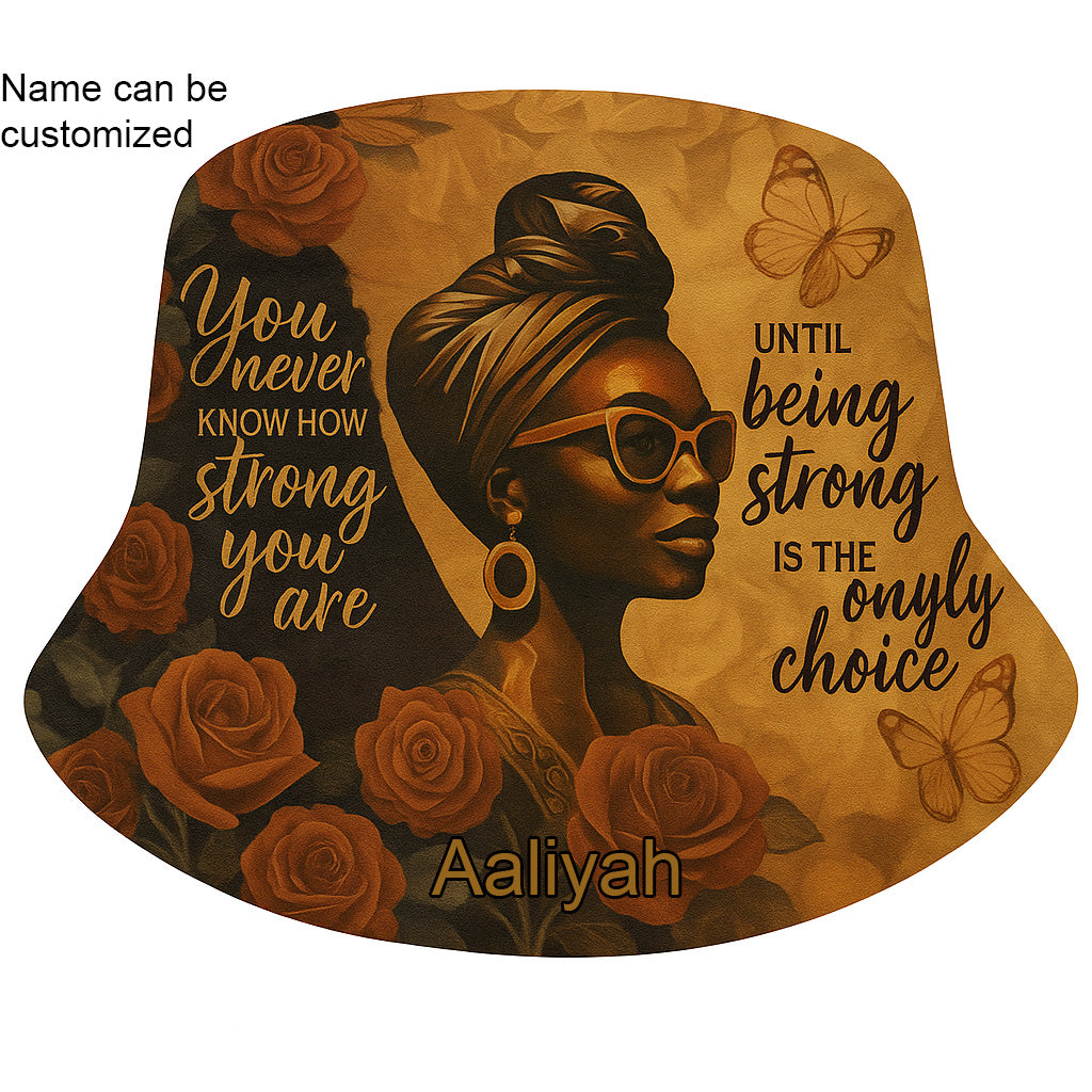 EmpowerHer – Strong Woman Bucket Hat