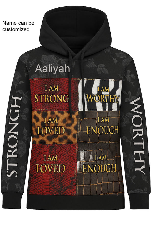 EmpowerHer – Worthy & Loved Hoodie
