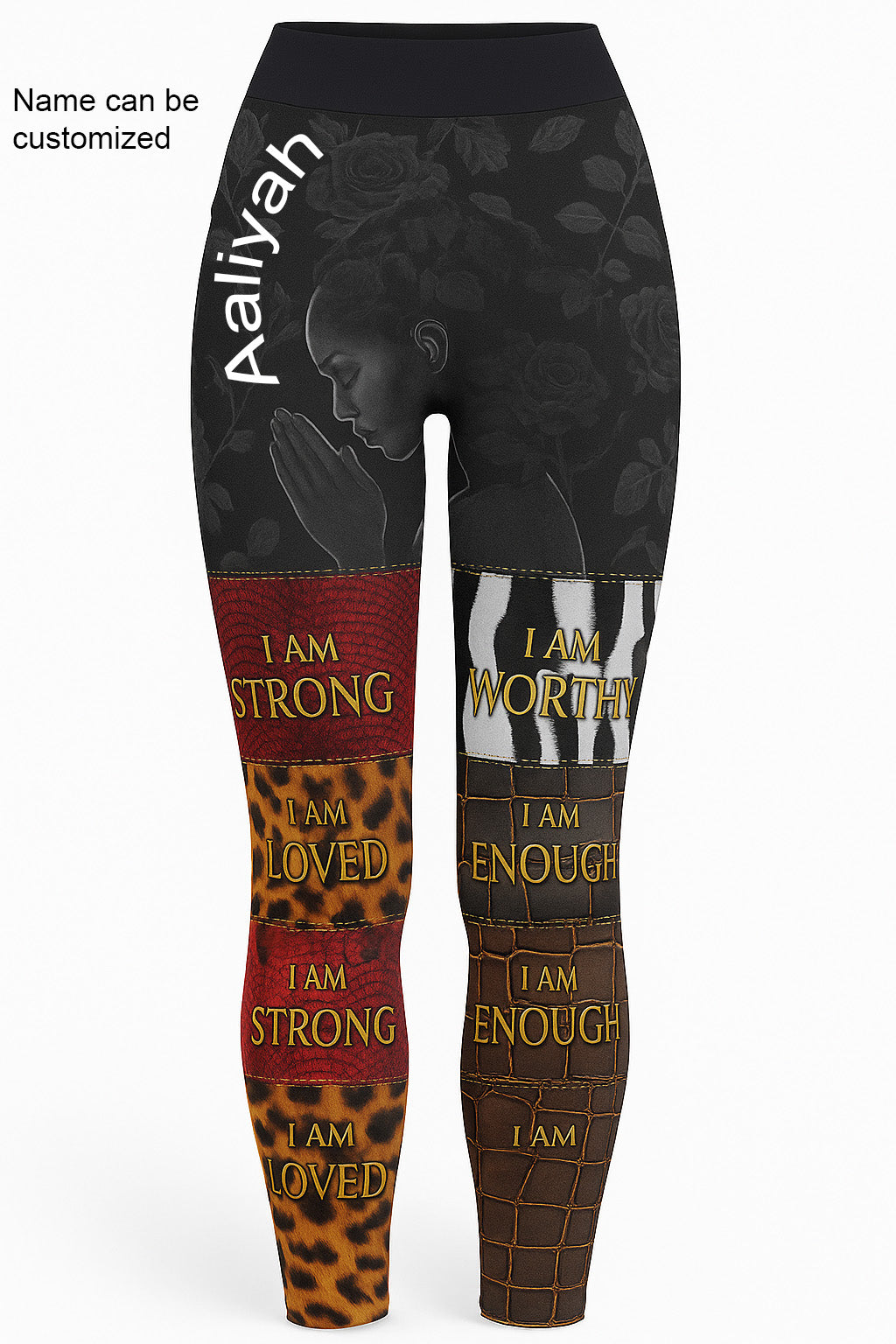 EmpowerHer – Worthy &amp; Loved Leggings