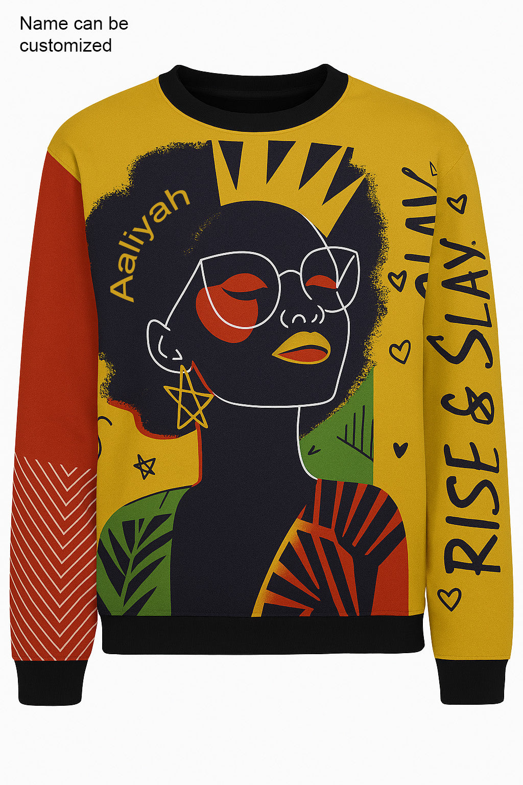 Crowned Power White Gold Sweater
