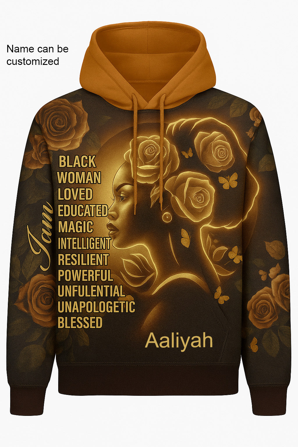 EmpowerHer – Black Woman Magic Hoodie