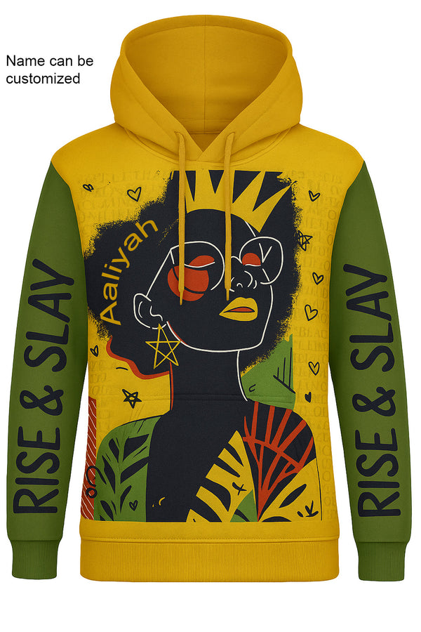 Crowned Power White Gold Hoodie