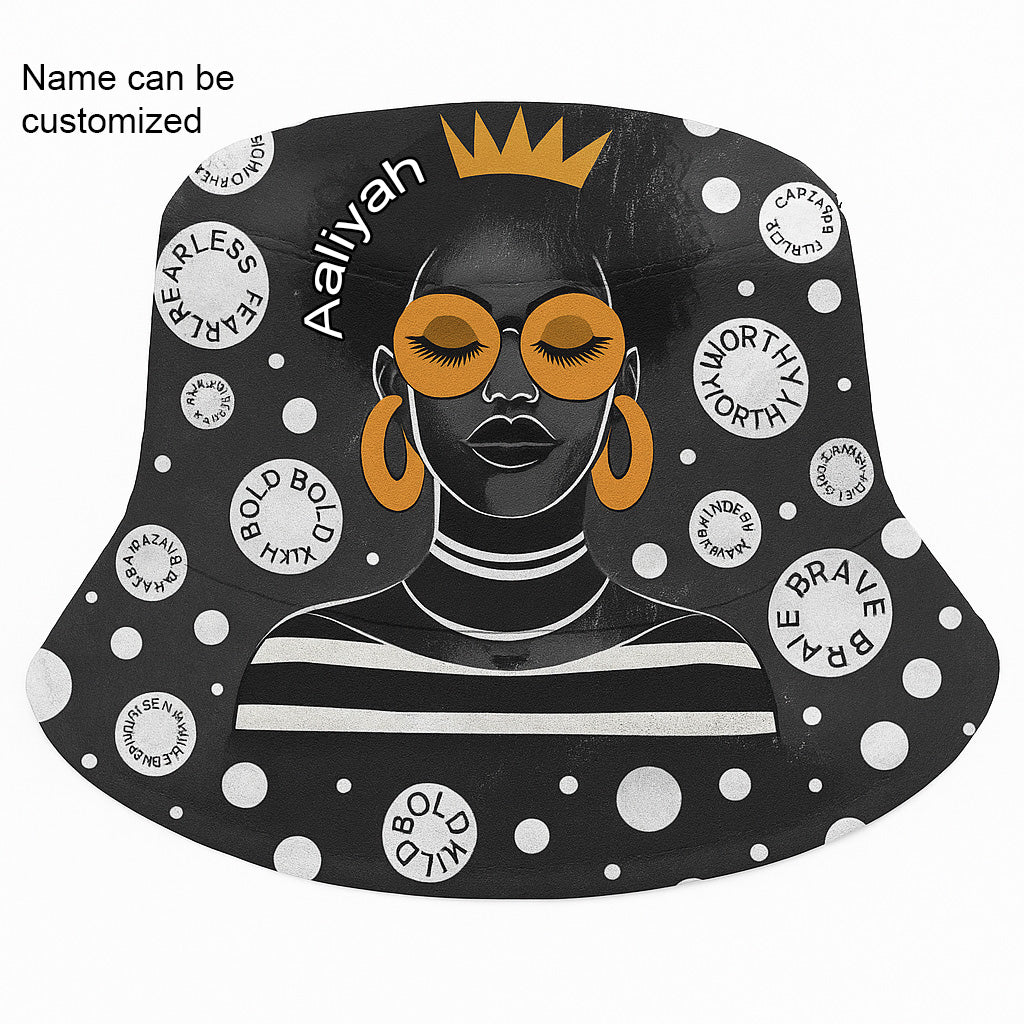 EmpowerHer – Melanin Power Bucket Hat