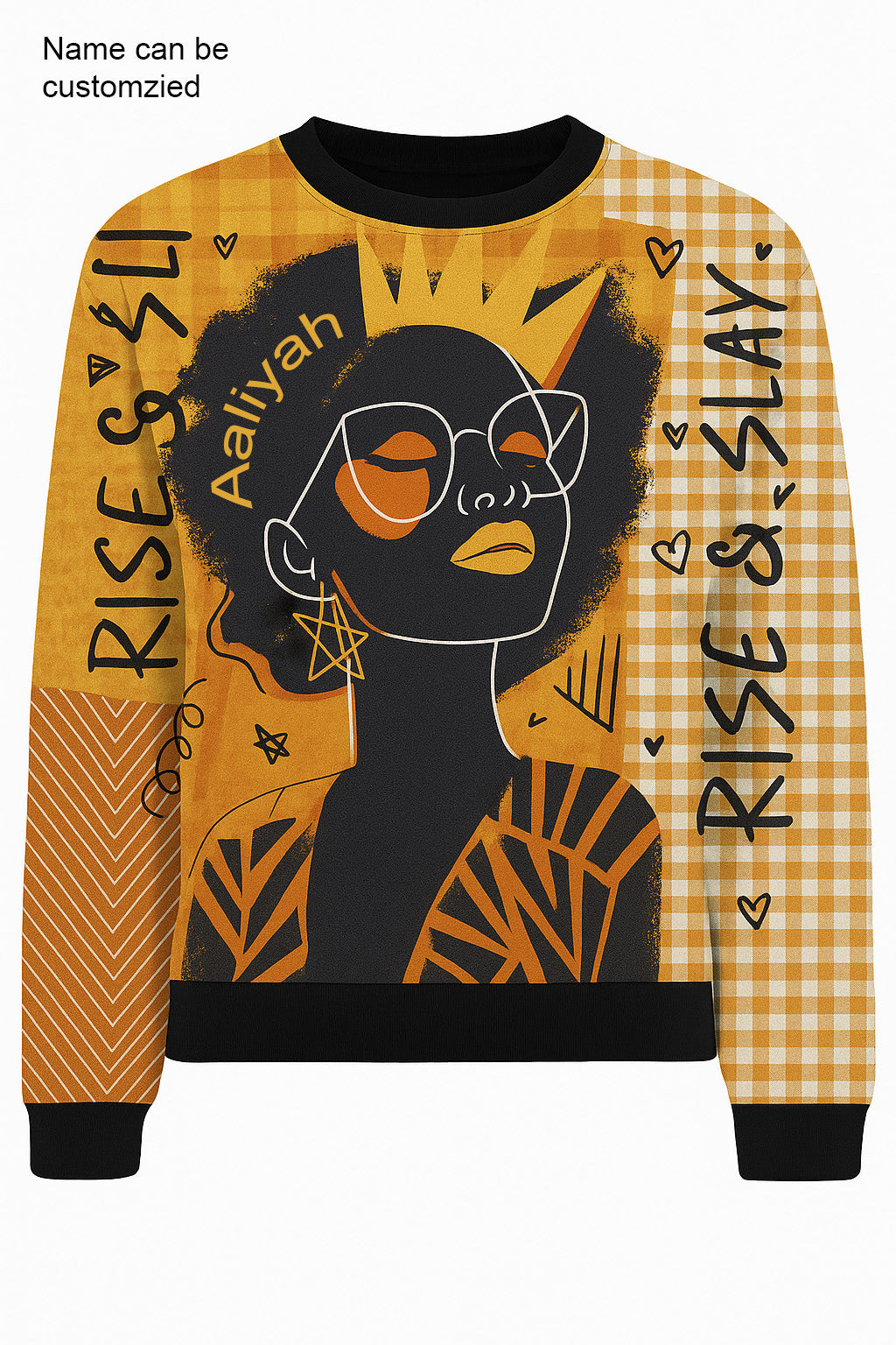 Crowned Power White Gold Sweater