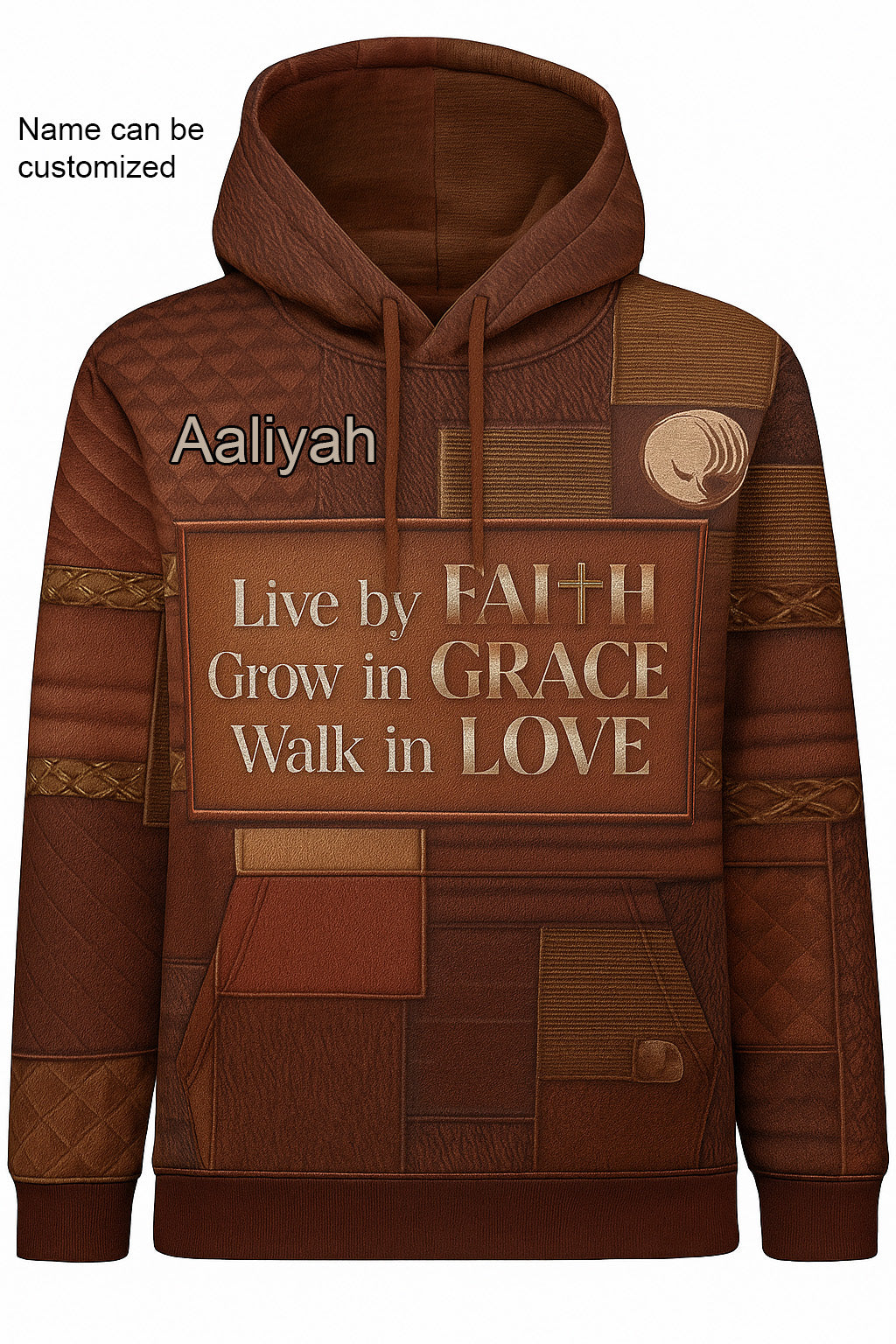 EmpowerHer – Faith Grace Love Hoodie