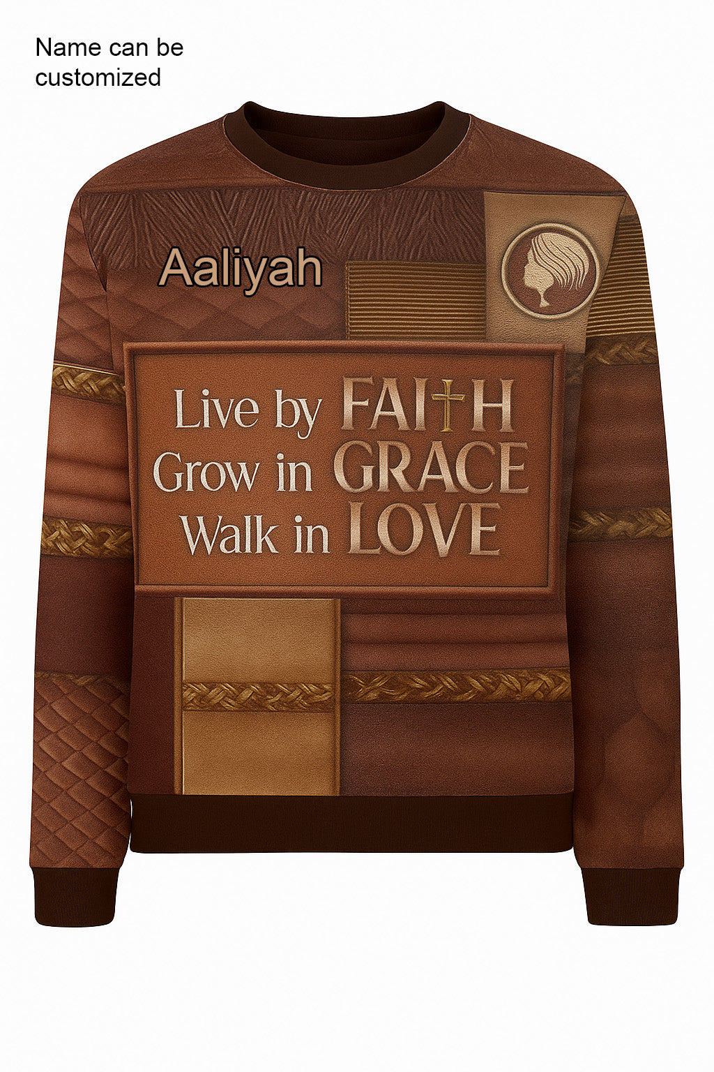 EmpowerHer – Faith Grace Love Sweater