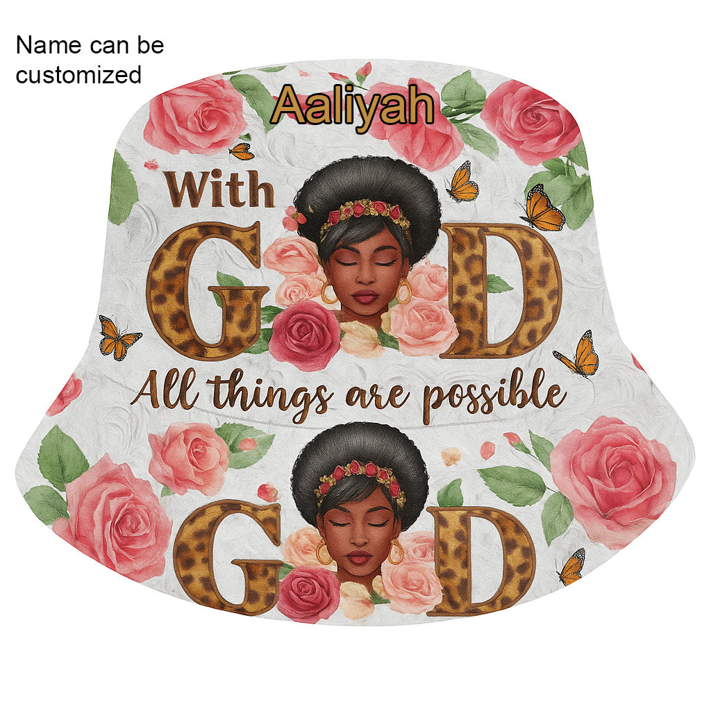 EmpowerHer – All Things Are Possible Bucket Hat