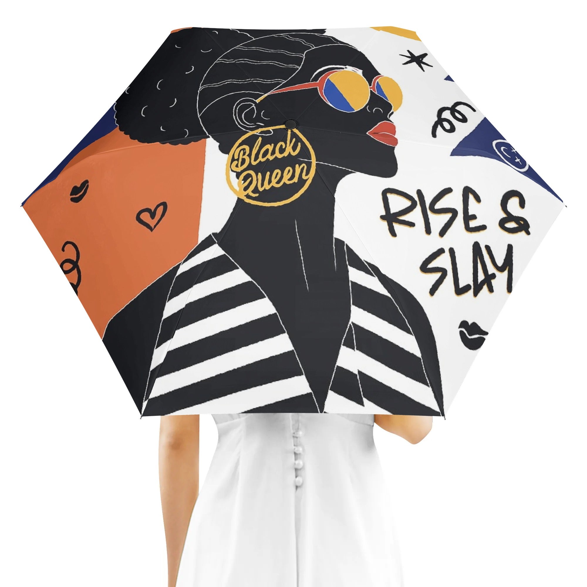 Sanaa Rise & Slay White Umbrella