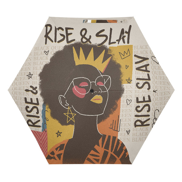 Rise & Slay White Umbrella
